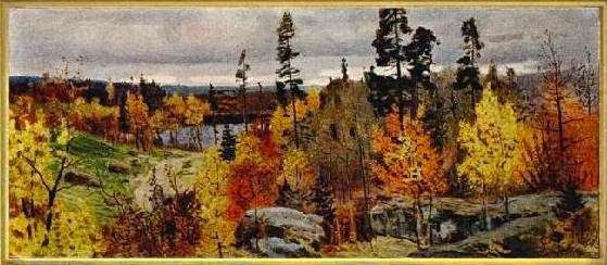 Картина "Золотая осень в Карелии"