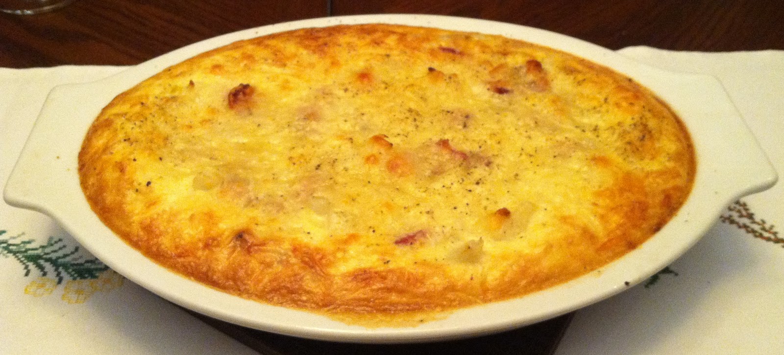 Eat It, Dammit, It's French! CauliflowerBacon Gratin and a New Year's