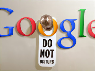 Google doesn't like being disturbed