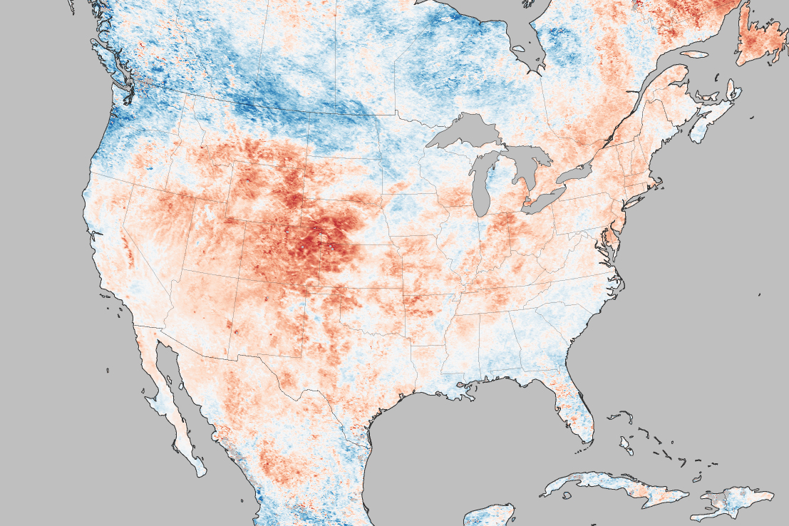 the state in which i live washington is having a cooler than normal summer blue while much of the rest of the u s is suffering an extreme heat wave the state in which i live washington is having a cooler than normal summer blue while much of the rest of the u s is suffering an extreme heat wave