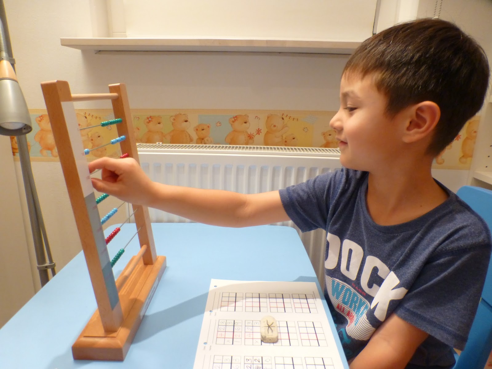 Family FECS Montessori Activity Small Bead Frame Dynamic Multiplication