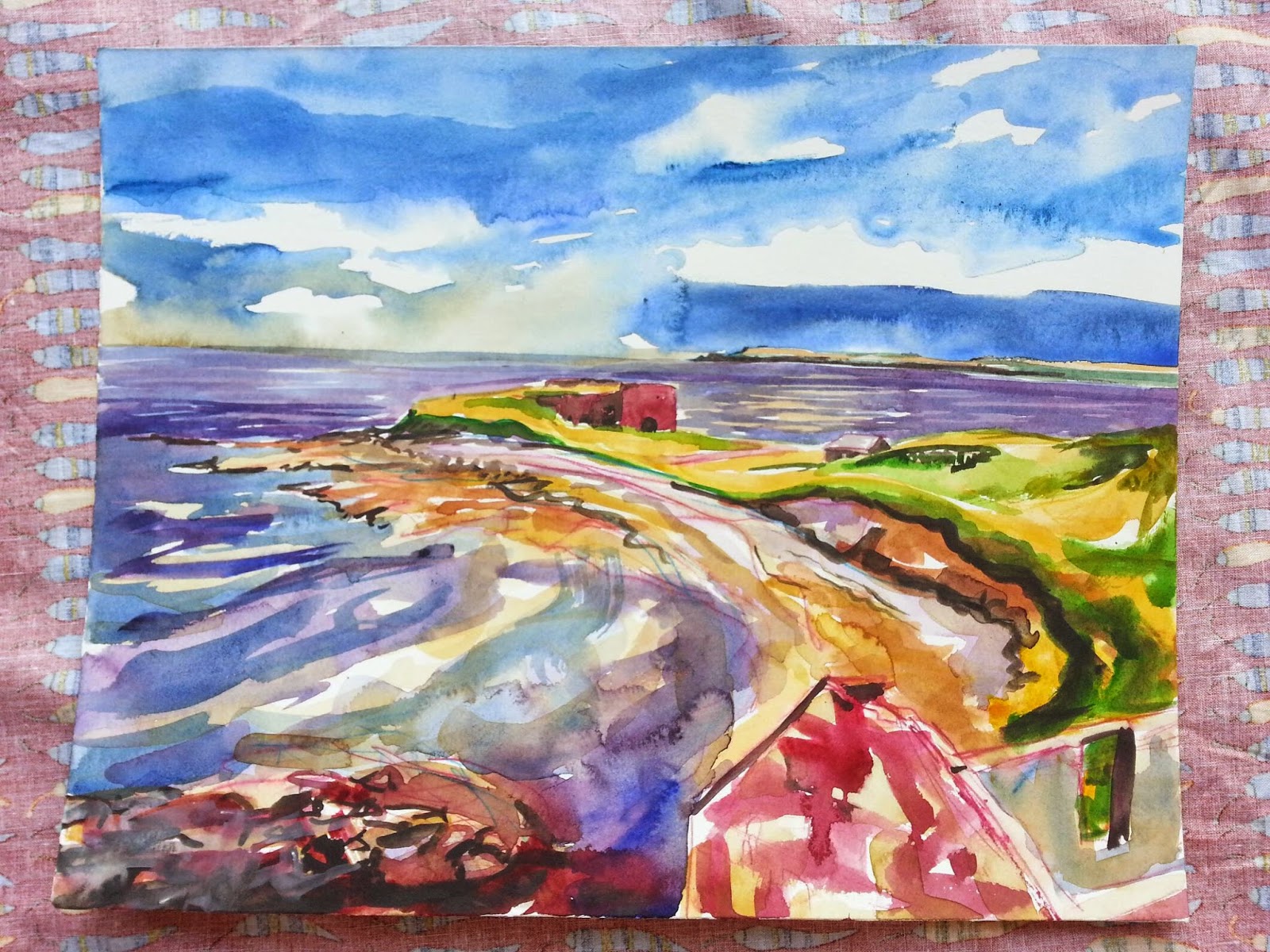 Leo du Feu Landscape, Art, Nature, Birds Scotland by Rail Montrose