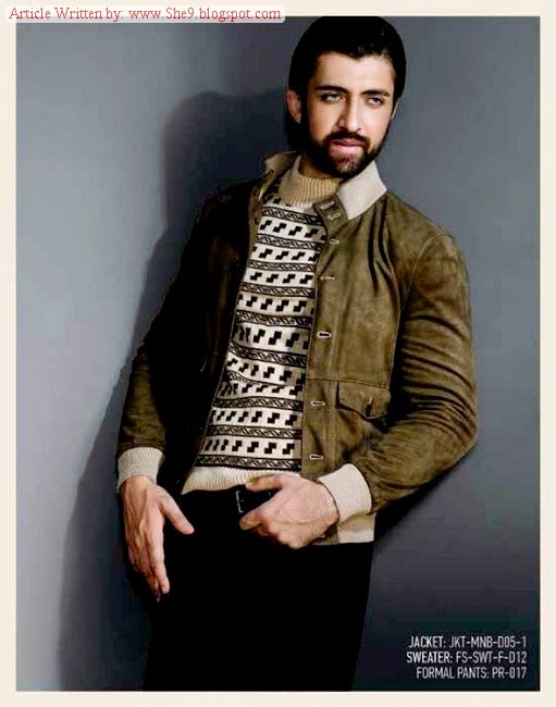 Gul Ahmed Men WinterFall Dress Collection 2014 Sweater / Jackets