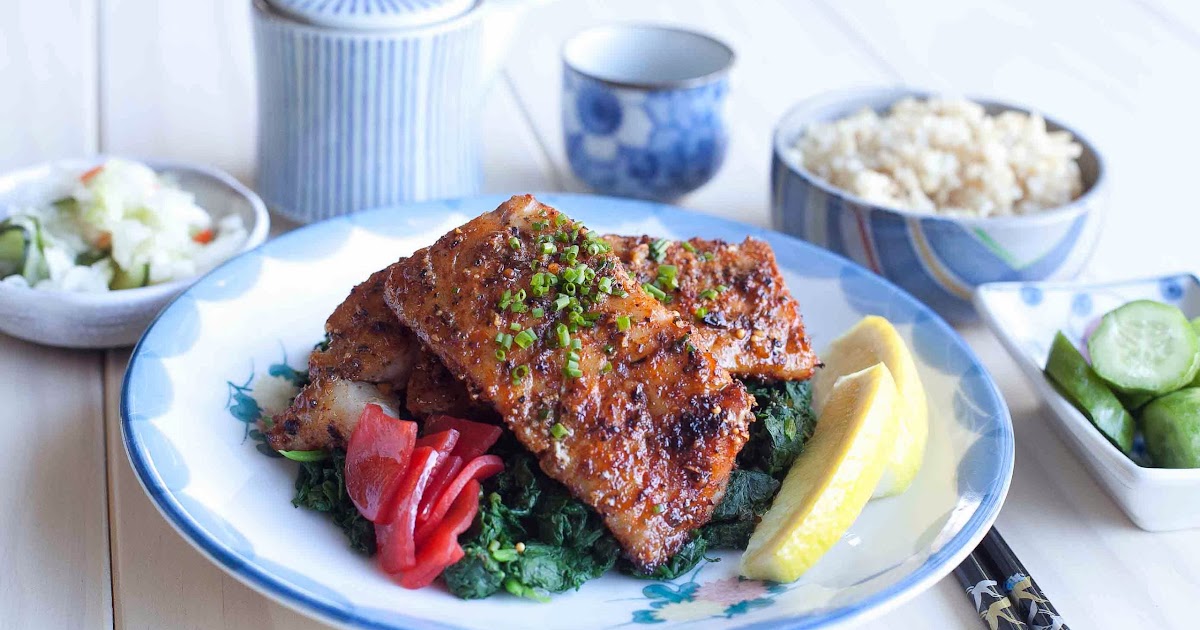 FOODjimoto Barbecued Blackened Rockfish