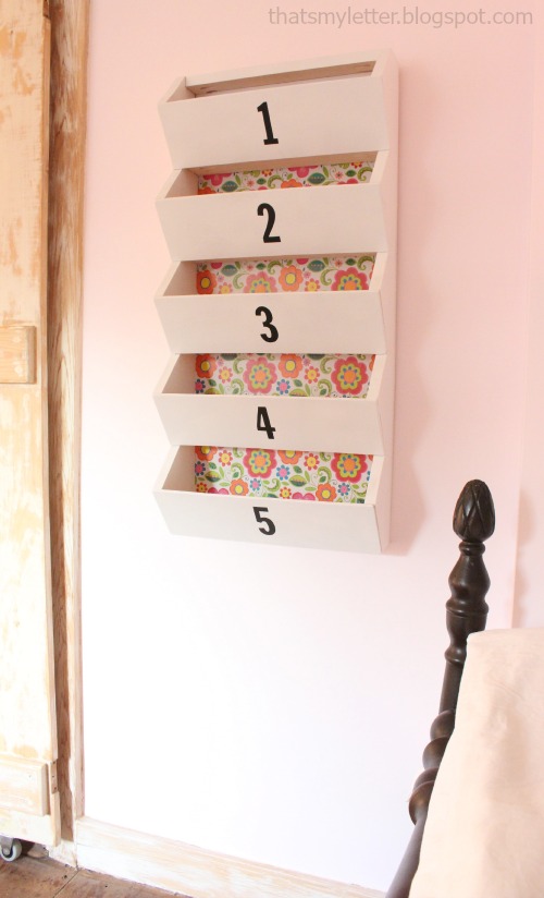 That's My Letter DIY Wall Bins