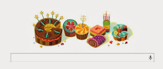 Google wishing me at North Wald Self Catering on Orkney a Happy Birthday