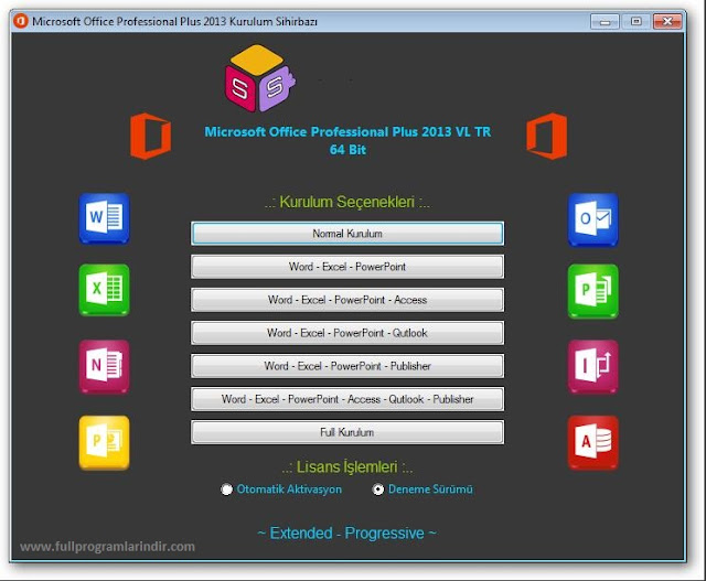 Microsoft Office 2013 Katılımsız Pro VL Türkçe Full İndir Microsoft Office 2013 Katılımsız Pro VL Türkçe Full İndir