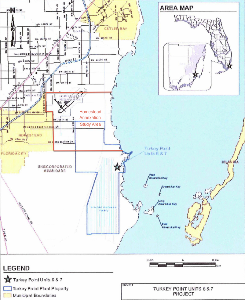 Jackpot! East Side Annexation Area Includes FPL's Turkey Point