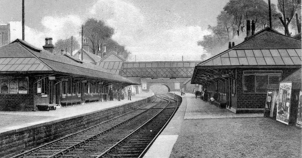 Tour Scotland Photographs Old Photograph Railway Station Cambuslang