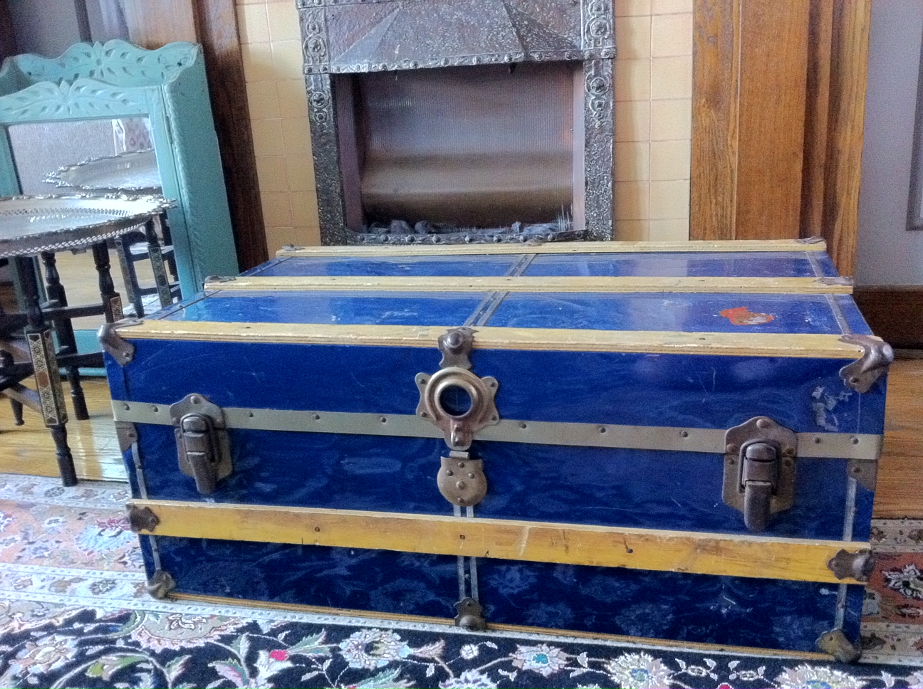 old luggage chests