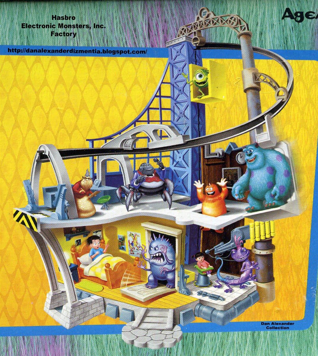 Dan Alexander Dizmentia: Disney's Monsters, Inc. Door Vault Roller Coaster:  The Toy