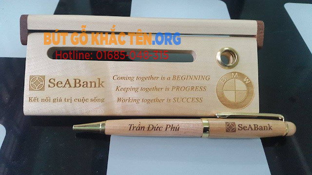 Quà tặng bút gỗ doanh nghiệp Quà tặng bút gỗ khắc tên đẹp, ý nghĩa tại Hà Nội giá rẻ