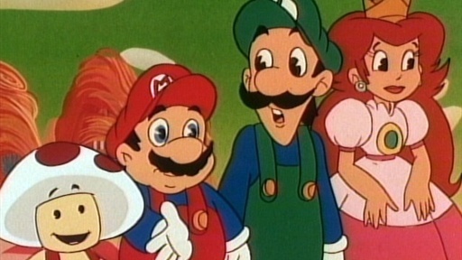 instante retrô super mario bros dos jogos ao desenho animado