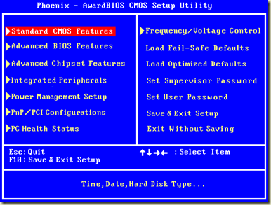 Phoenix awardbios cmos setup utility download