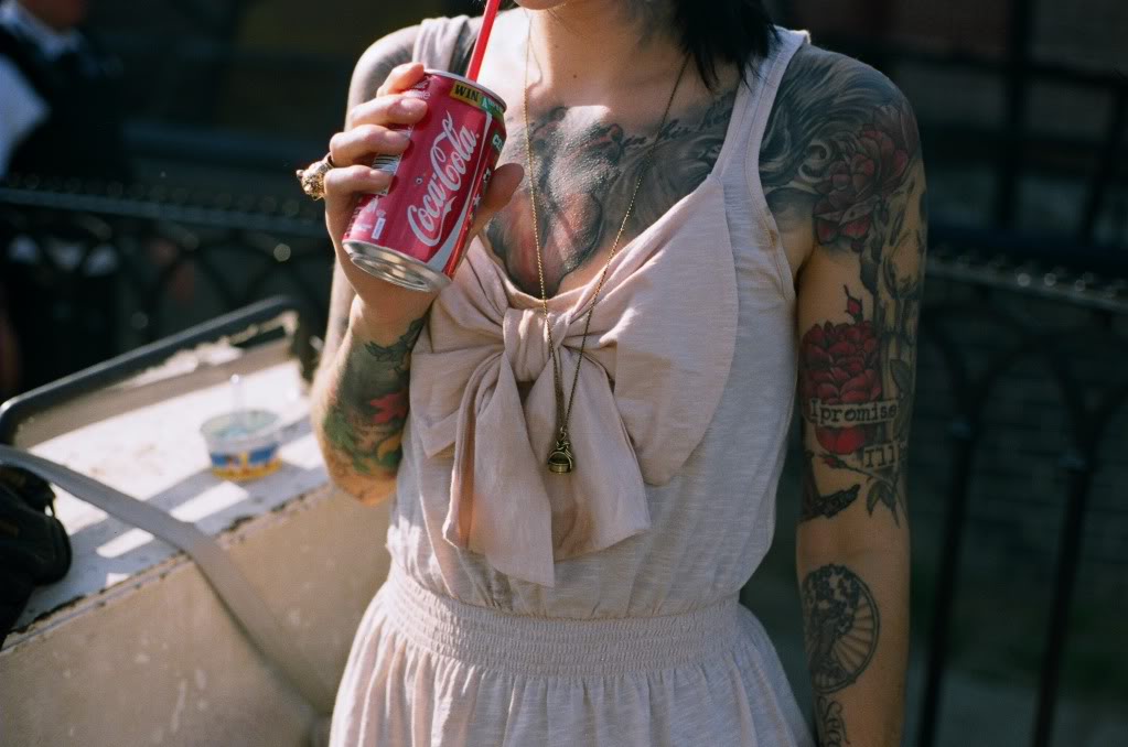 Tattooed hipster getting down dirty first photos
