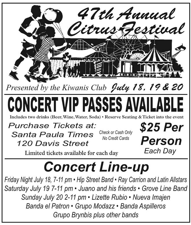 SANTA PAULA CITRUS FESTIVAL JULY 1921 Macaroni KID Camarillo