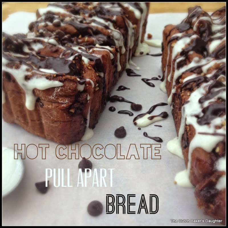 The Dutch Baker's Daughter Hot Chocolate Pull Apart Bread
