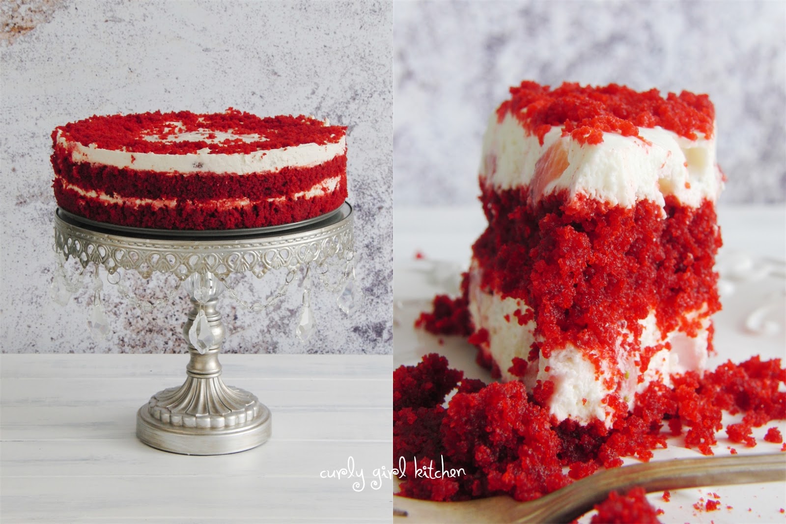 Curly Girl Kitchen Red Velvet Strawberry Cheesecake