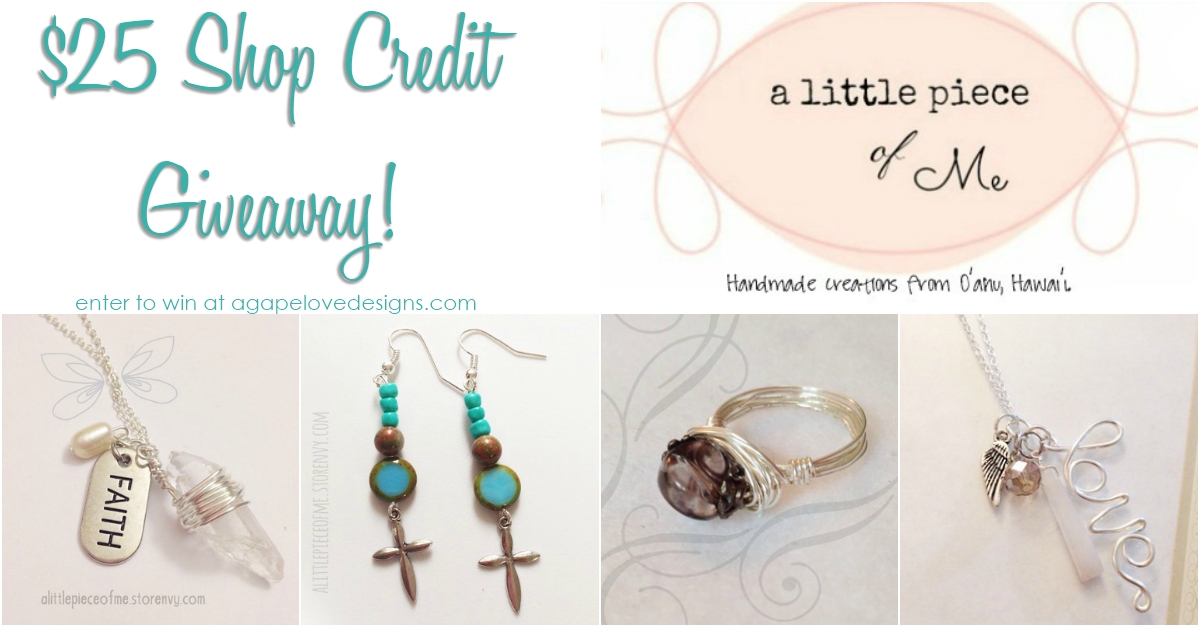 Agape Love Designs A Little Piece Of Me Giveaway