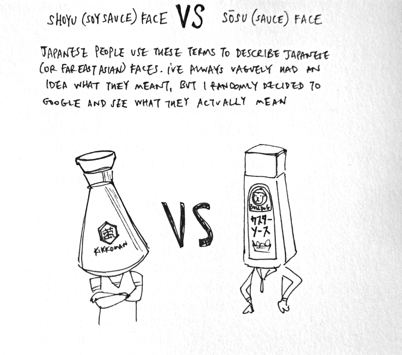BRING ME BONSAI Soy Sauce Face VS Sauce Face