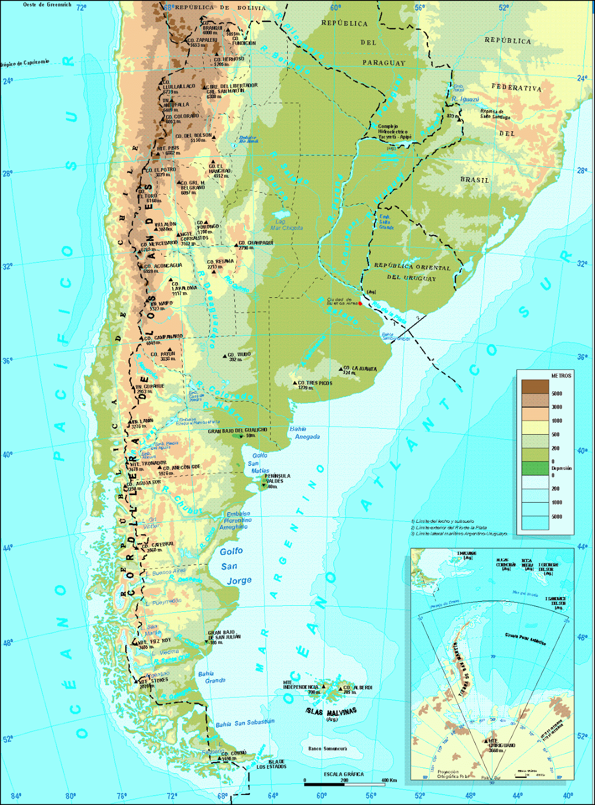 Geografía de Argentina: materiales para trabajar en clases