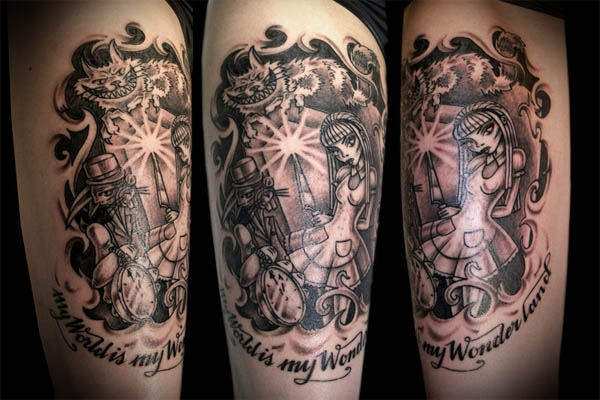 little jackrabbits alice's tattoos