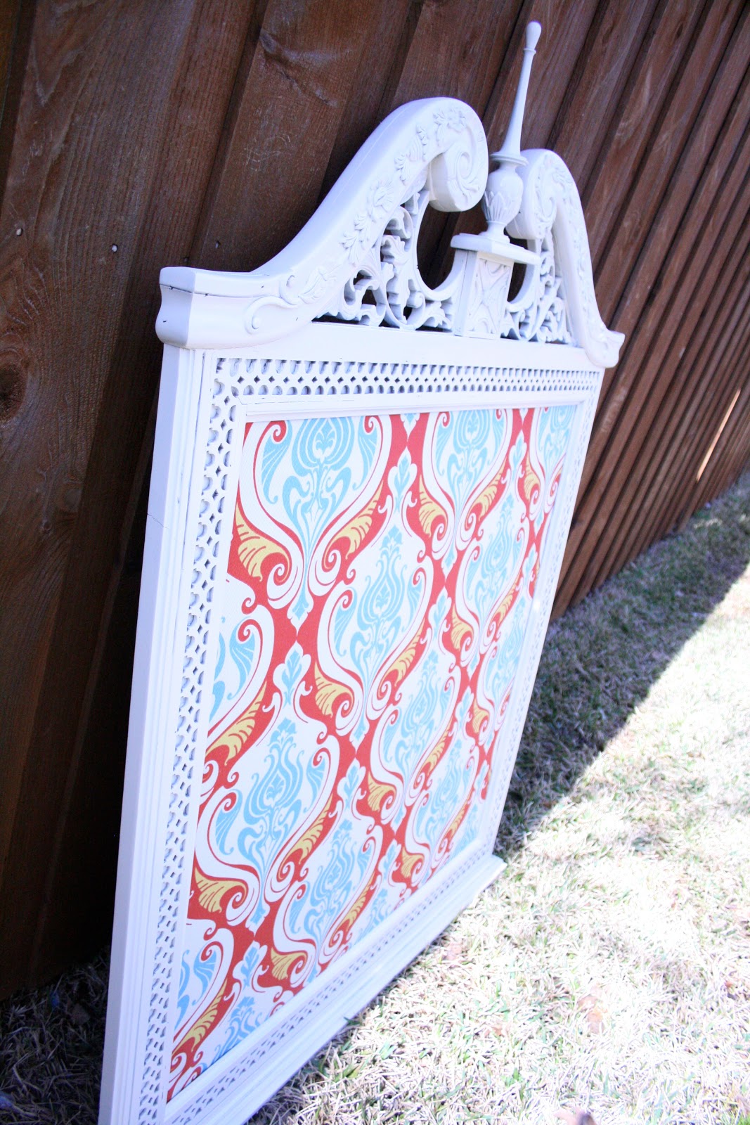 Old Mirror into Bulletin Board HLL Interiors