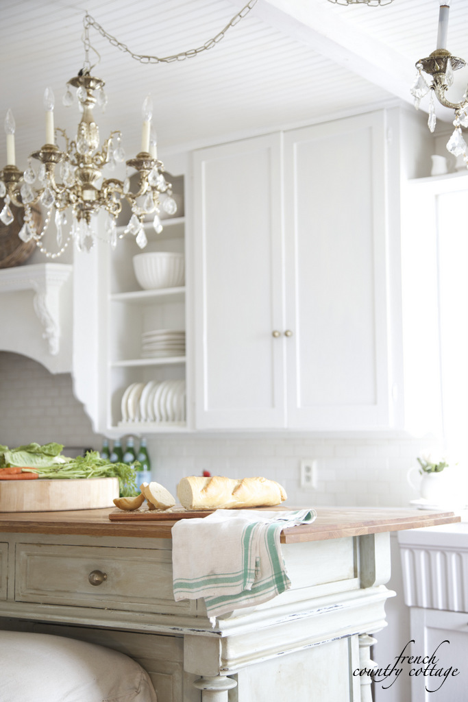 Get the Look Vintage inspired Kitchen Island FRENCH COUNTRY COTTAGE