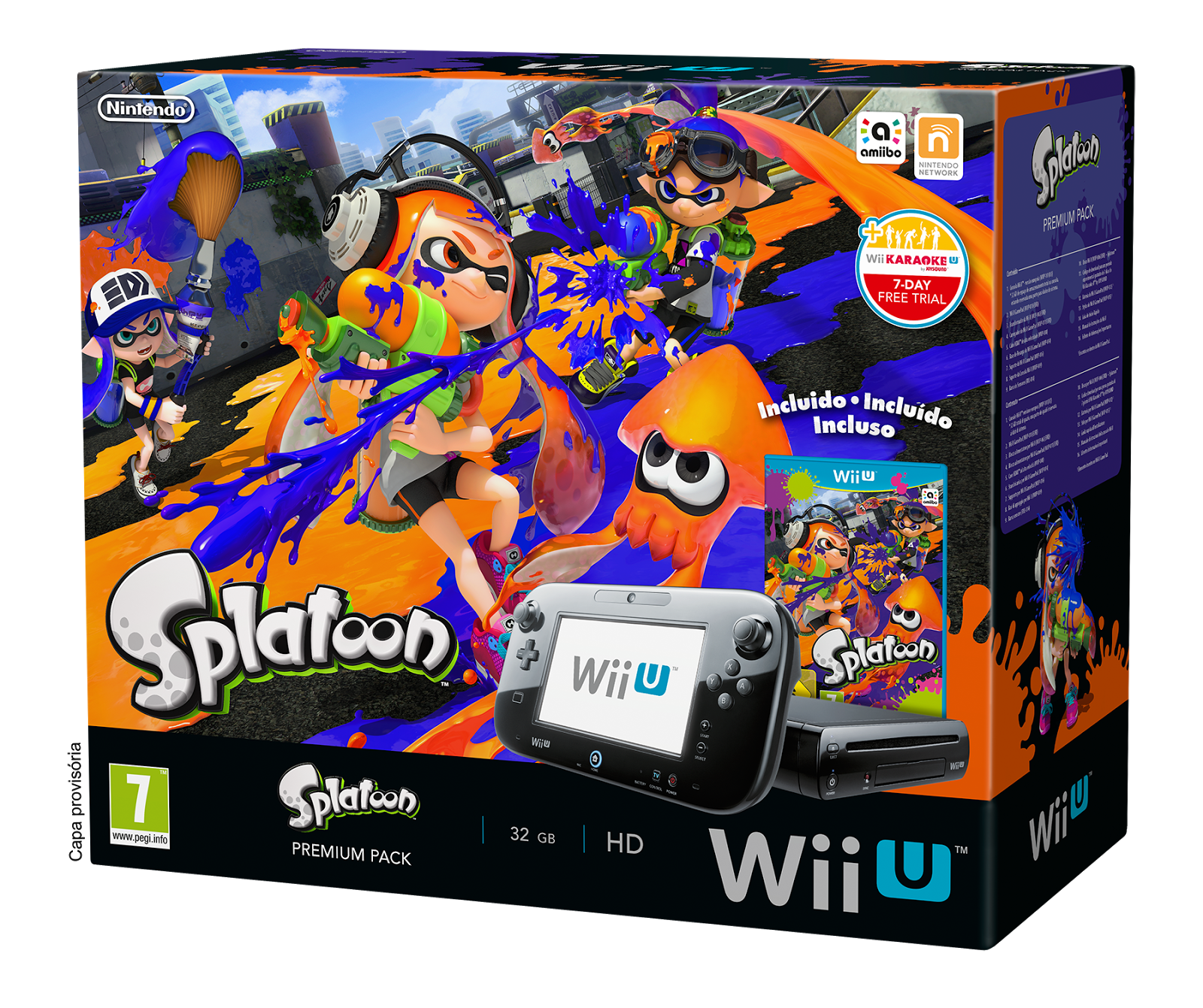 Pacote Wii U Splatoon Premium chega a 19 de junho Meus Jogos