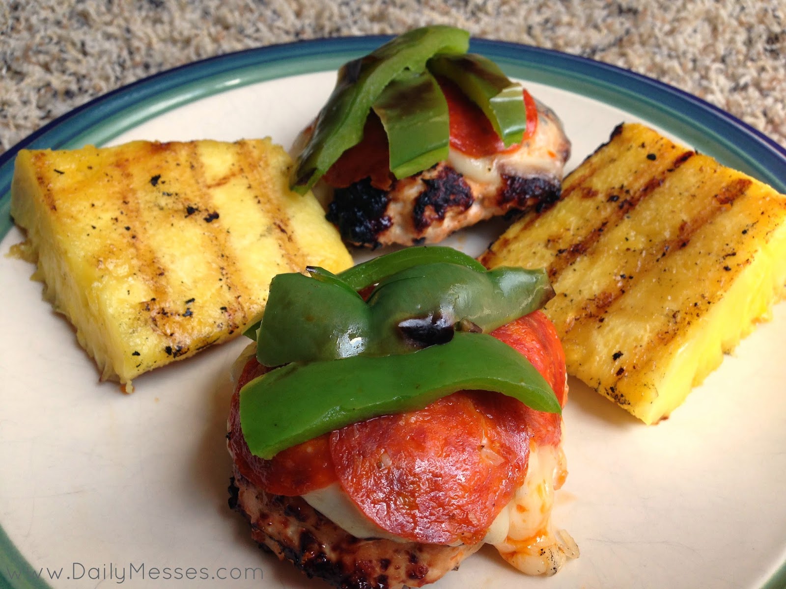 Daily Messes Turkey Pepperoni Pizza Burgers