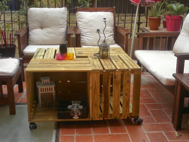 Tarimas De Madera Decoradas ~ Cajas de frutas y tarimas de madera al estilo hipster Tarimas De Madera Decoradas ~ Cajas de frutas y tarimas de madera al estilo hipster