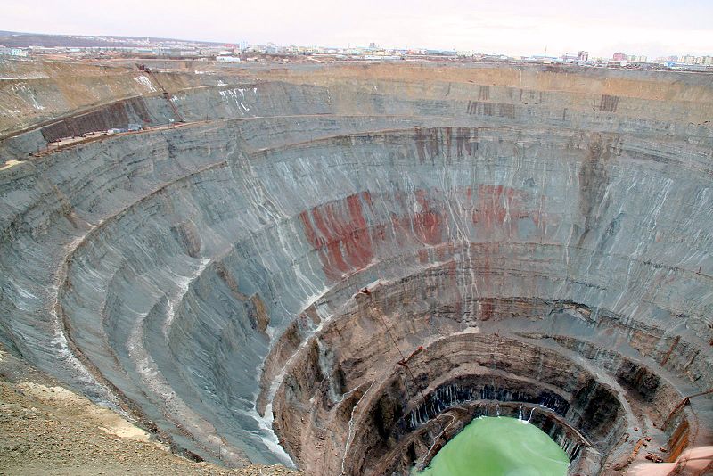The World's Largest Open Pit Diamond Mine The Beading Gem's Journal
