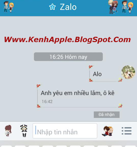 theme zalo