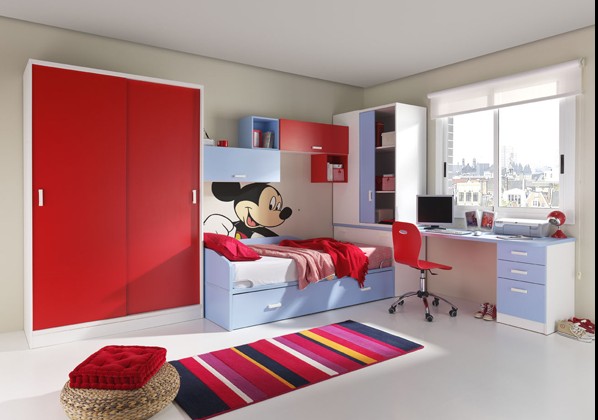 17 dormitorios juveniles en color rojo | Ideas Decoración - IG