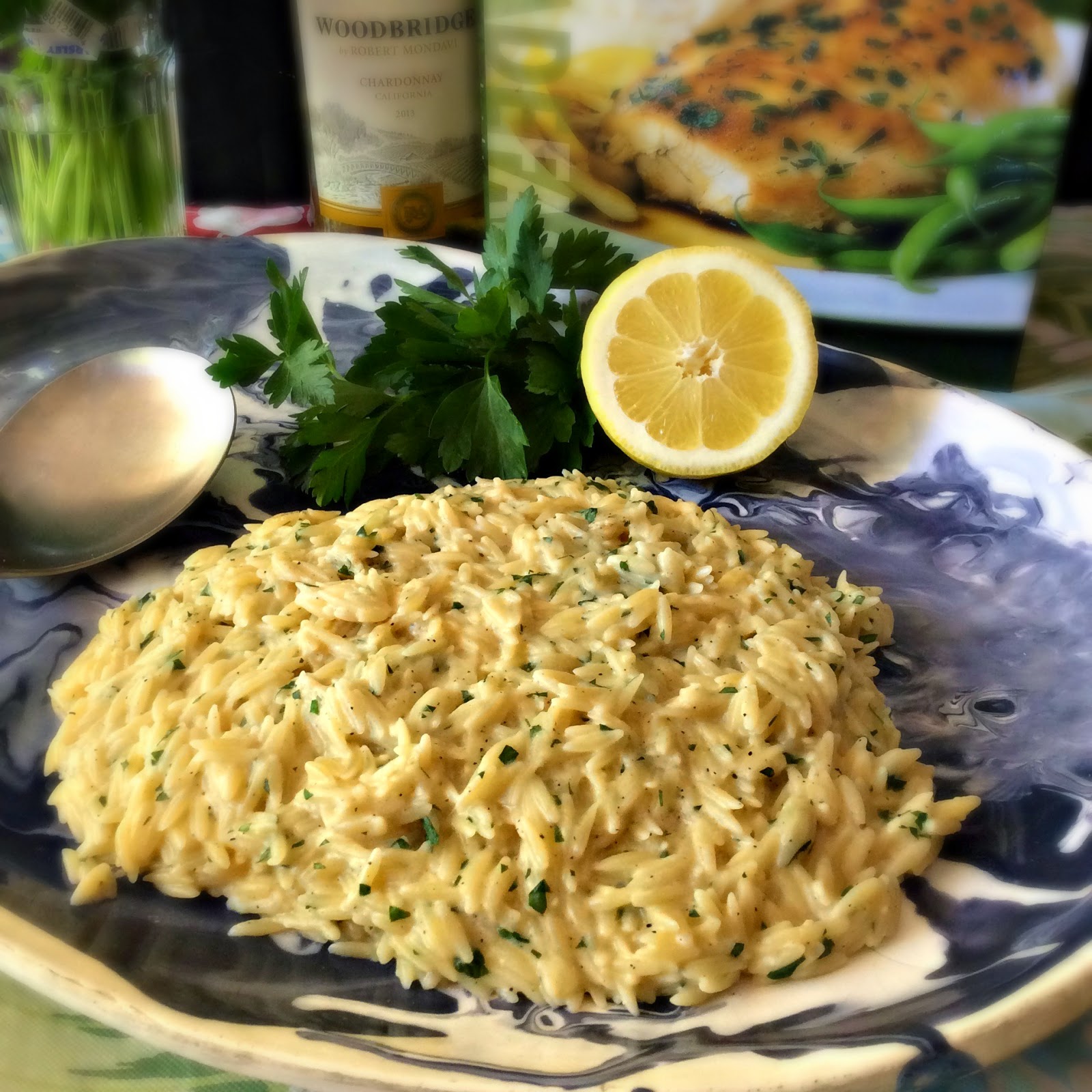 Cooking On A Budget Lemon and Parsley Orzo Risotto