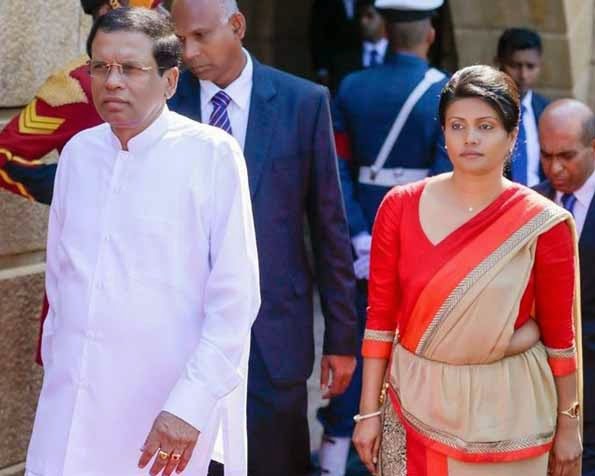 President Maithripala Sirisena's daughter Chathurika Sirisena comes out President Maithripala Sirisena's daughter Chathurika Sirisena comes out