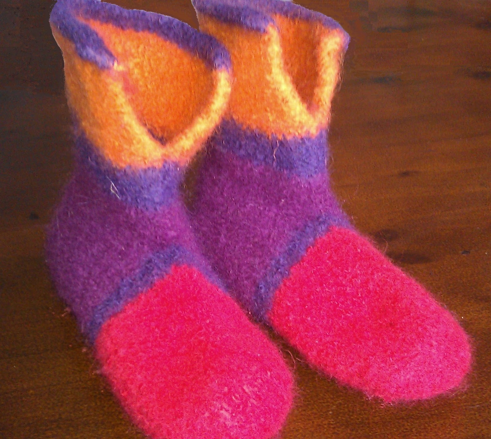 Marigolds' Loft Tutorial Thursdays Ankle High Felted Slippers