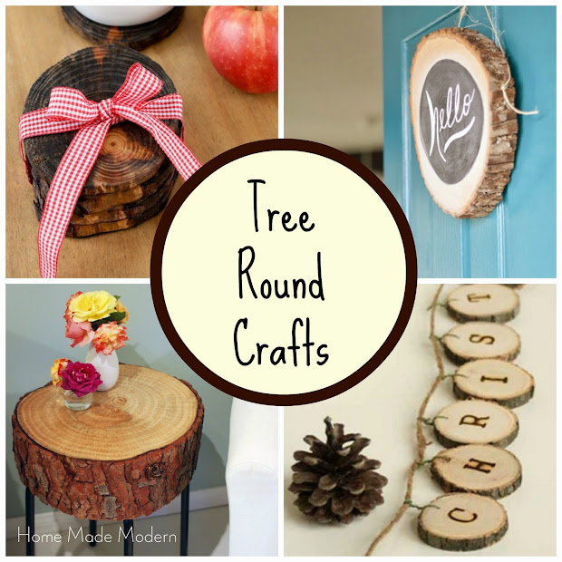 Home Made Modern Craft of the Week Tree Round Crafts