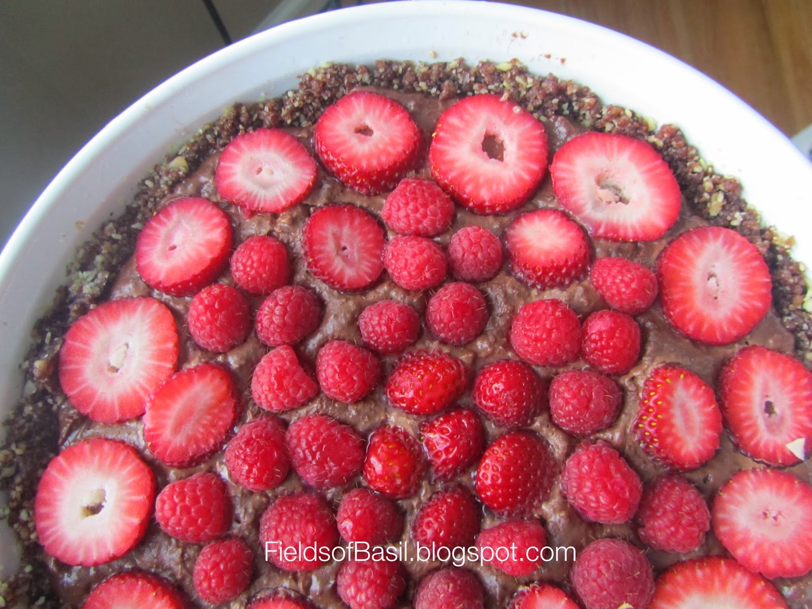 Fields of Basil Chocolate Fig Tarts with Almond Date Crusts
