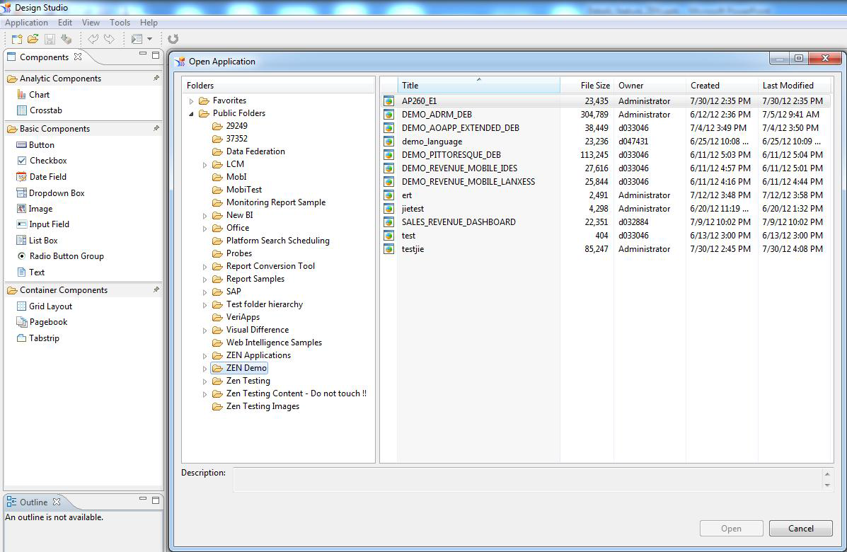 Business Intelligence With Sap Business Objects Sap Bo Design Studio Integrated With Sap Businessobjects Bi Platform
