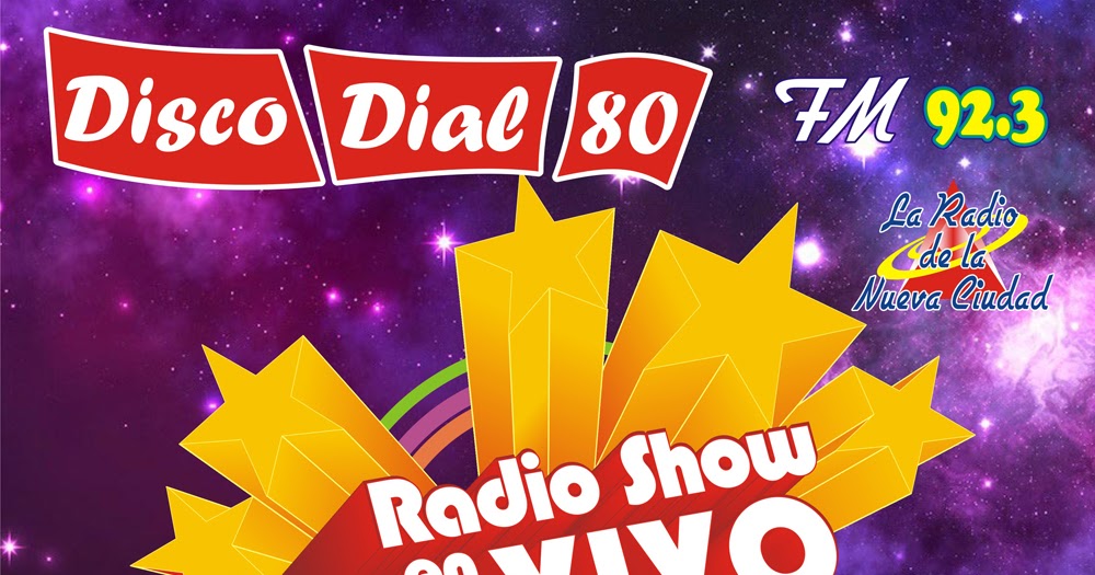 Disco Dial 80 Radio Show en Vivo festejando los 100 programas