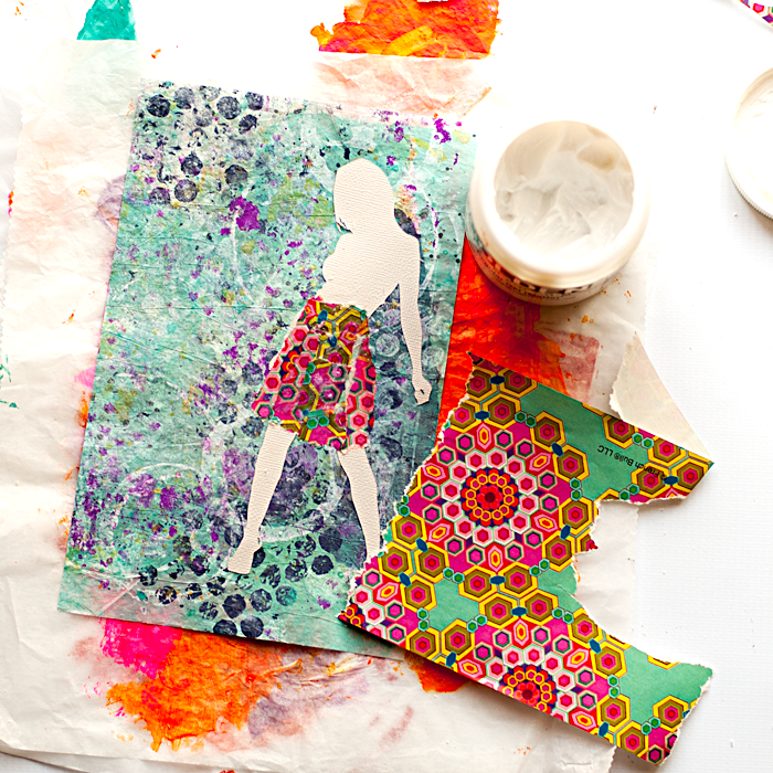 Art Journal Bible Tutorial Deli Paper Background Heather Greenwood