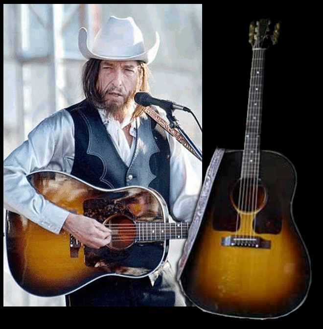 BOB DYLAN'S GEAR GIBSON J45 DUAL PICKGUARD