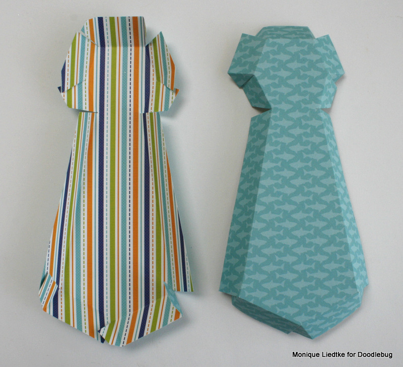 Doodlebug Design Inc Blog Tuesday Tutorial Father's Day Tie Shaped