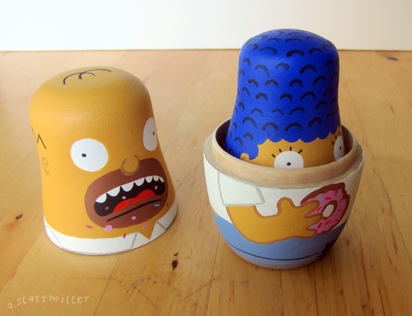 simpsons nesting dolls