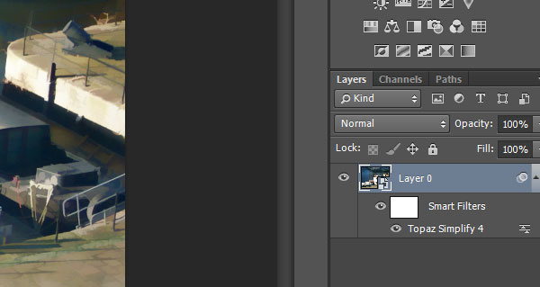 Topaz Simplify works with Smart Objects in Photoshop Topaz Simplify works with Smart Objects in Photoshop