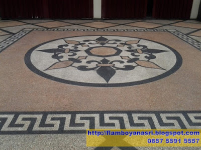 Tukang Taman Surabaya Carport Motif Abstrak