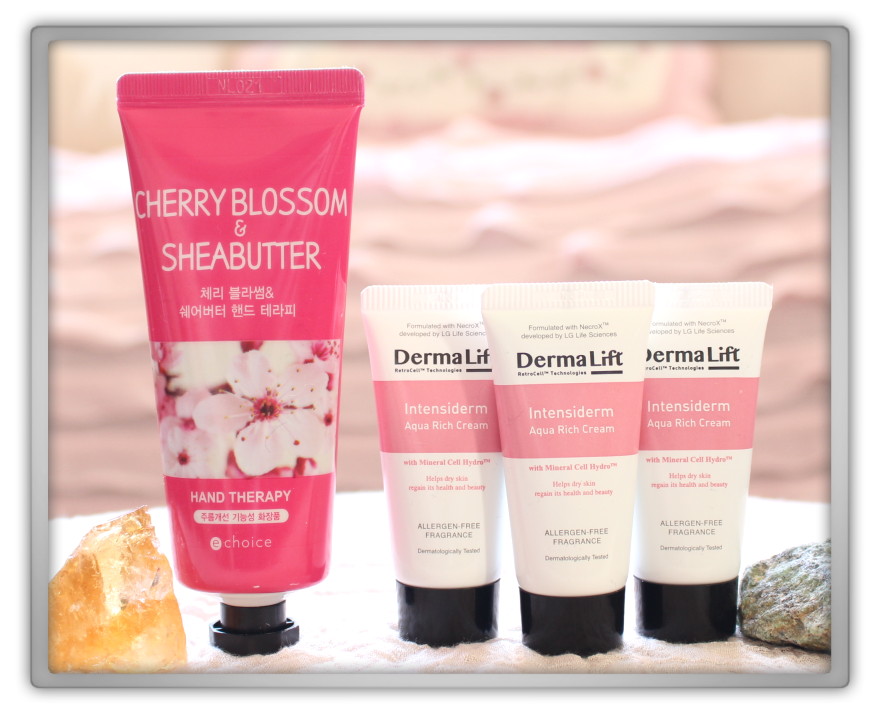 겟잇뷰티박스 by 미미박스 memebox beautybox Global #18 unboxing review box echoice hand therapy cherry blossom derma lift aqua rich cream 겟잇뷰티박스 by 미미박스 memebox beautybox Global #18 unboxing review box echoice hand therapy cherry blossom derma lift aqua rich cream