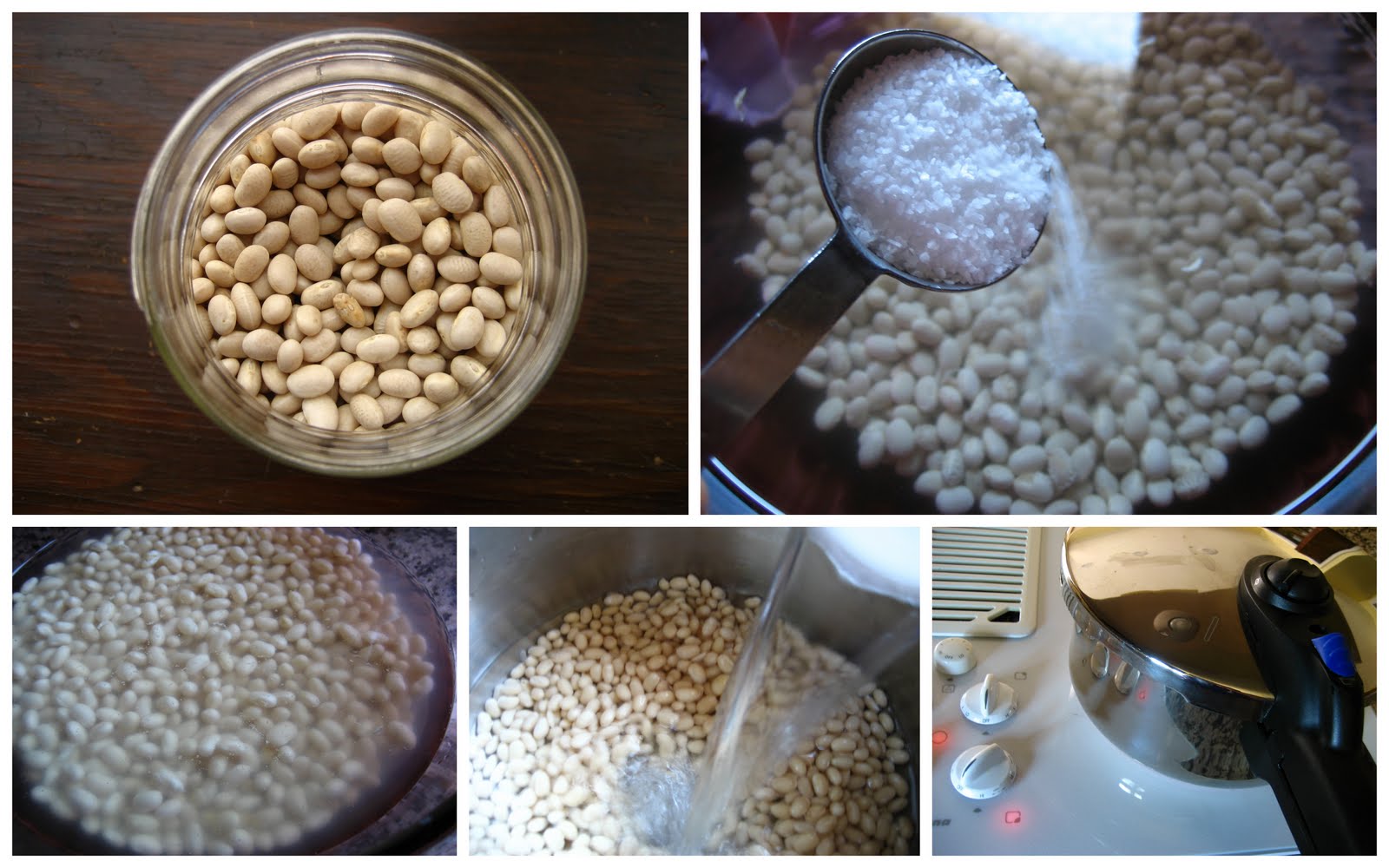 Home Cooking In Montana Pressure Cooker Beans...and beans soaked in a