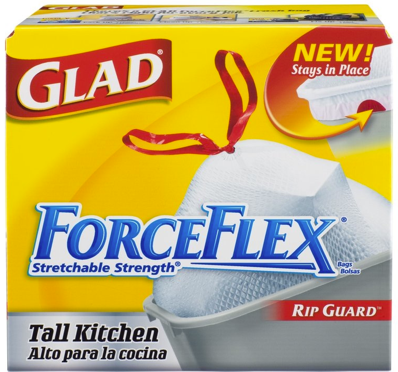 Glad ForceFlex Trash Bags Just .09 Per Bag After Coupons